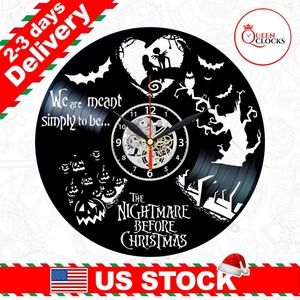 Jack & Sally Nightmare Before Christmas Clock Gift